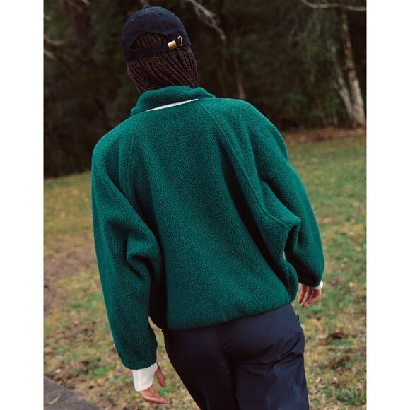 🆕 FP MOVEMENT Hit The Slopes Colorblock Fleece Jacket / Evergreen Combo - Picture 2 of 9